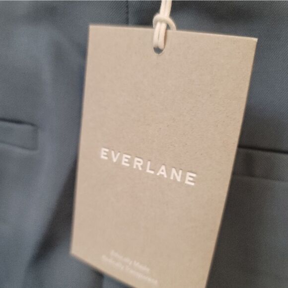 Everlane Dusty Blue Italian Wool Pant - New Nwt - Picture 10 of 12